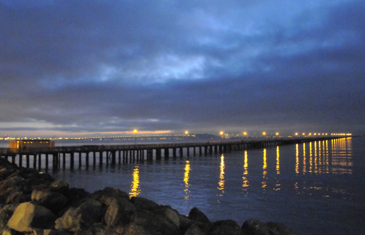 Berkeley Marina at Dusk